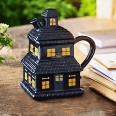 Haunted House – Spuk Tasse mit Deckel
