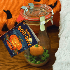 Heißer BOO-Bert - weiße Trinkschokolade zum Aufgießen
