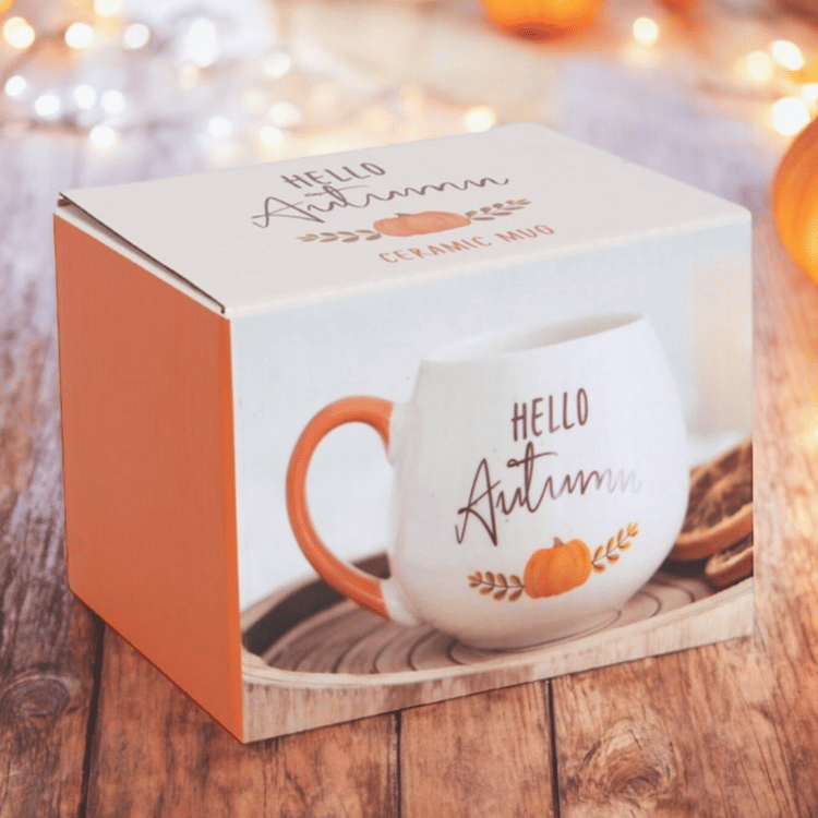 Herbst-Tasse – Keramiktasse mit Herbstmotiv