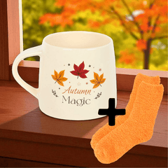 Herbst Geschenkset mit Tasse & Socken – Autumn Magic Look