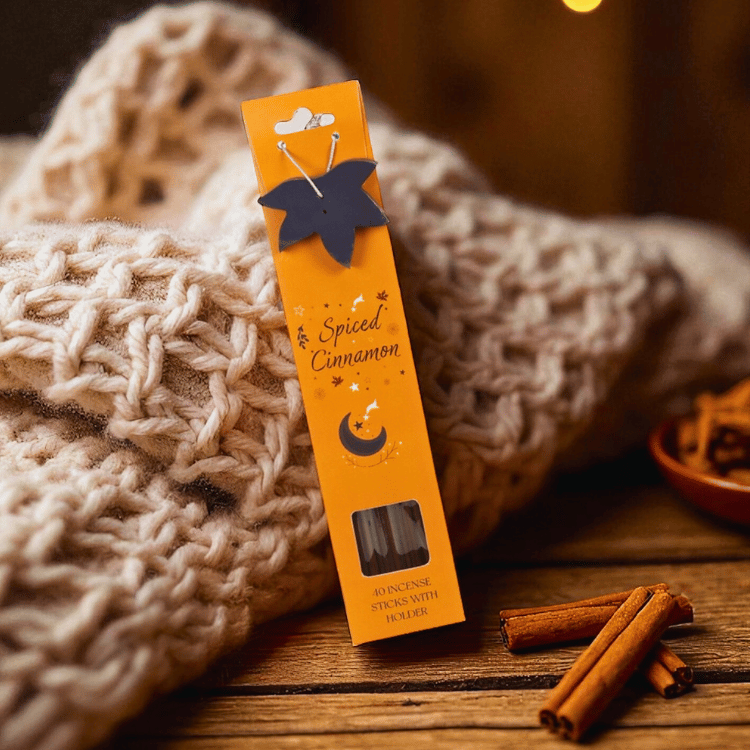 Herbst Räucherstäbchen mit Halter – wählbares Design