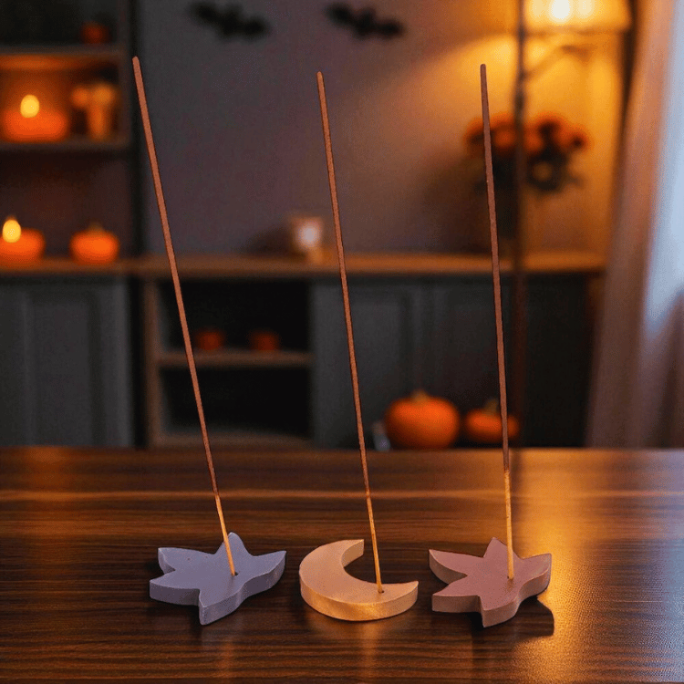 Herbst Räucherstäbchen mit Halter – wählbares Design