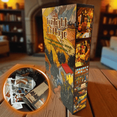 Book Nook Diorama – Leuchtende Miniaturwelt fürs Bücherregal (4 Designs zur Auswahl)
