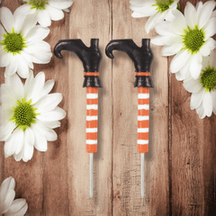 Hexenbein Pflanztopf-Deko - 2er Set