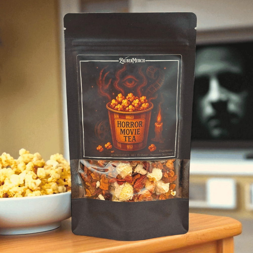 Horror Movie Tea – Früchtetee mit Erdbeer-Popcorn-Geschmack | Limitierter Halloween Tee