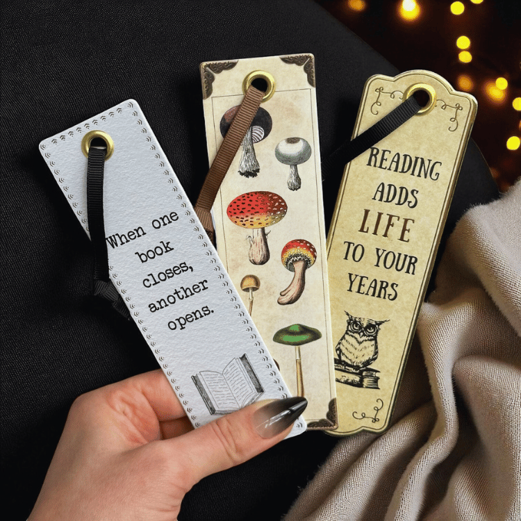 IF Lesezeichen – literarische & Vintage-Designs (3 Varianten)