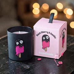 Summerween Duftkerzen Bundle – Kokos und Schwarzkirsche-Vanille im Glas (2er Set)