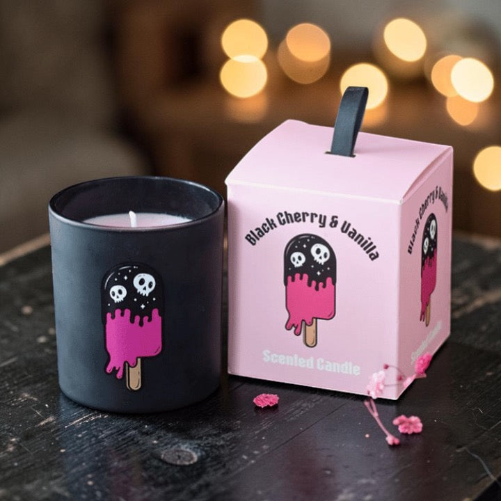 Summerween Duftkerzen Bundle – Kokos und Schwarzkirsche-Vanille im Glas (2er Set)
