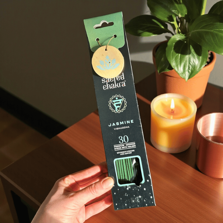 Sacred Chakra Räucherstäbchen mit Holzhalter – 40 Sticks für Balance & Achtsamkeit