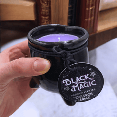 Kessel Duftkerzen Set – 4er Pack im Hexenkessel-Look