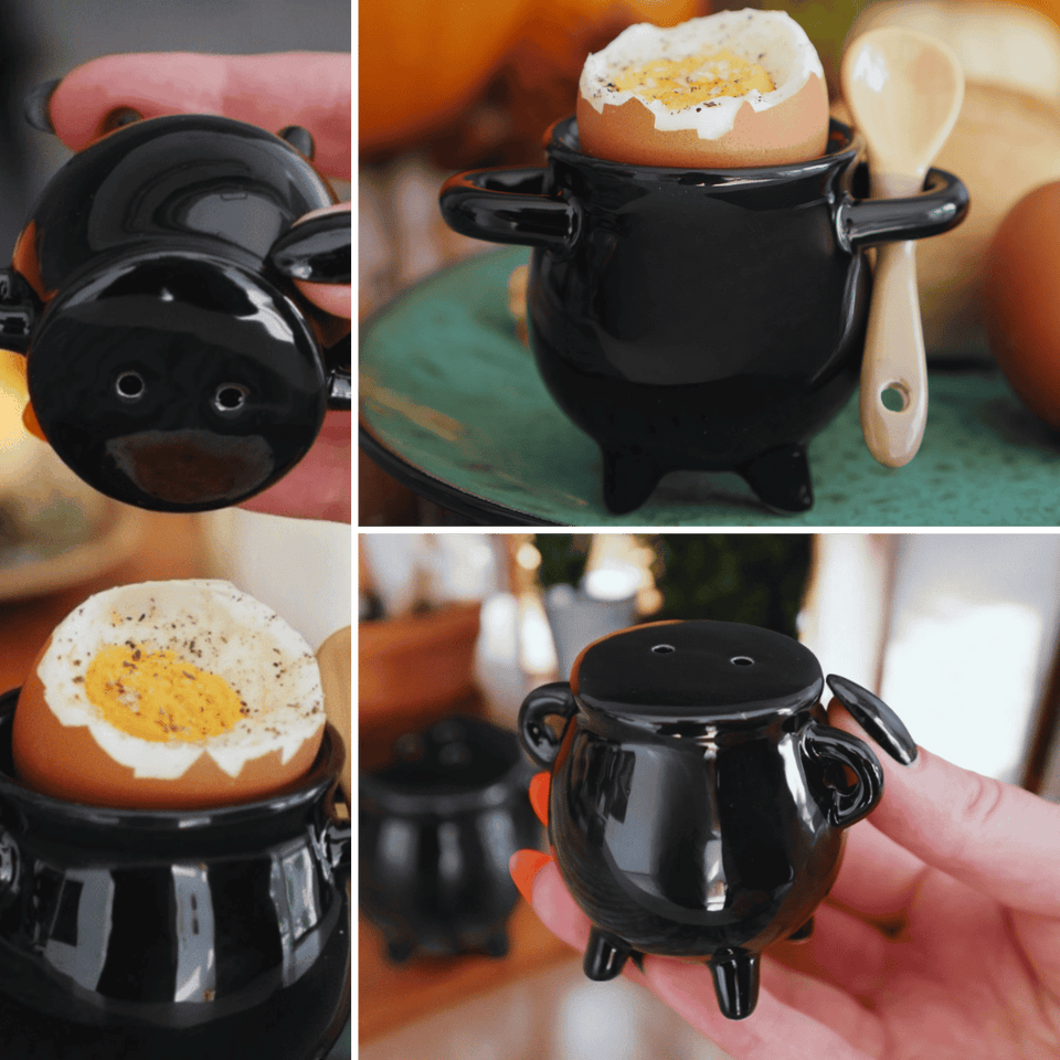 Kessel Salz & Pfeffer Streuer + Eierbecher Bundle