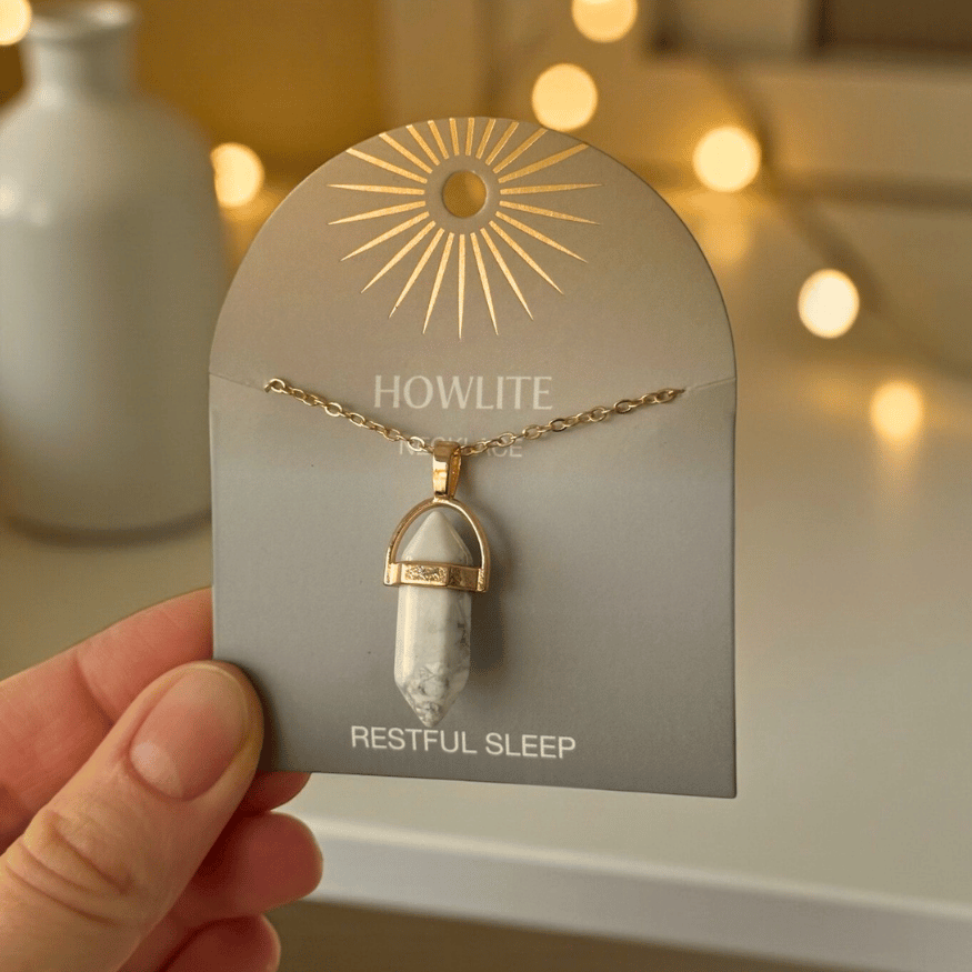 Kristall-Anhänger – Edelstahlketten mit echten Steinen für Winter & Geschenkideen