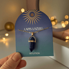 Kristall-Anhänger – Edelstahlketten mit echten Steinen für Winter & Geschenkideen