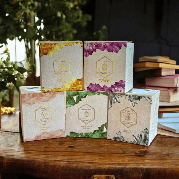 Kristalllicht Duftkerze