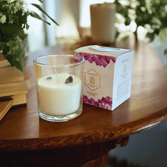 Kristalllicht Duftkerze