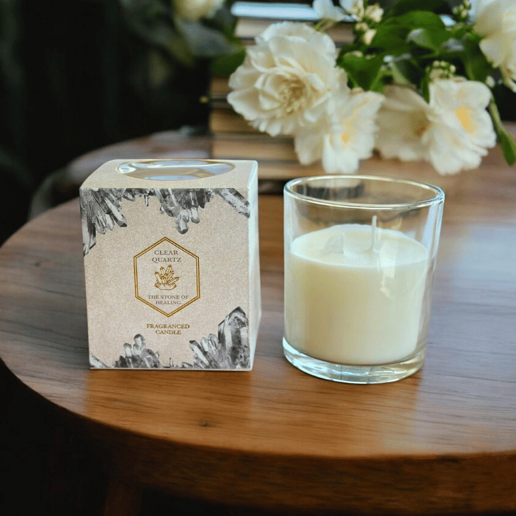 Kristalllicht Duftkerze