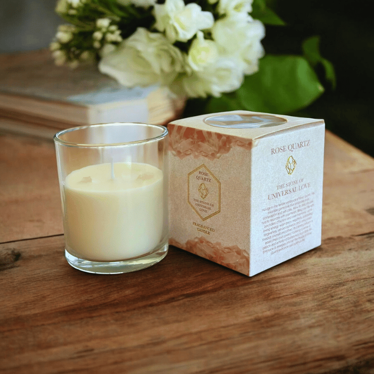 Kristalllicht Duftkerze