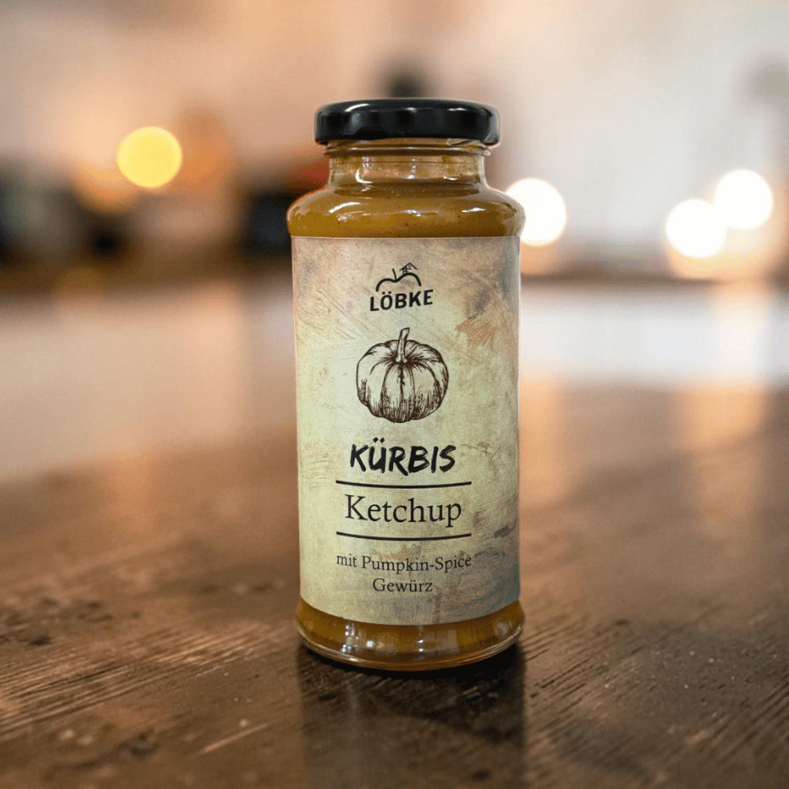 Kürbis-Ketchup mit Pumpkin-Spice Gewürz vom Hof