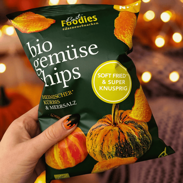 kürbis chips aufbewahren Kürbis Chips Bio