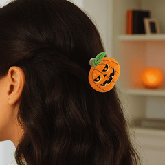 Kürbis Haarklammer – Herbst Haar Accessoire