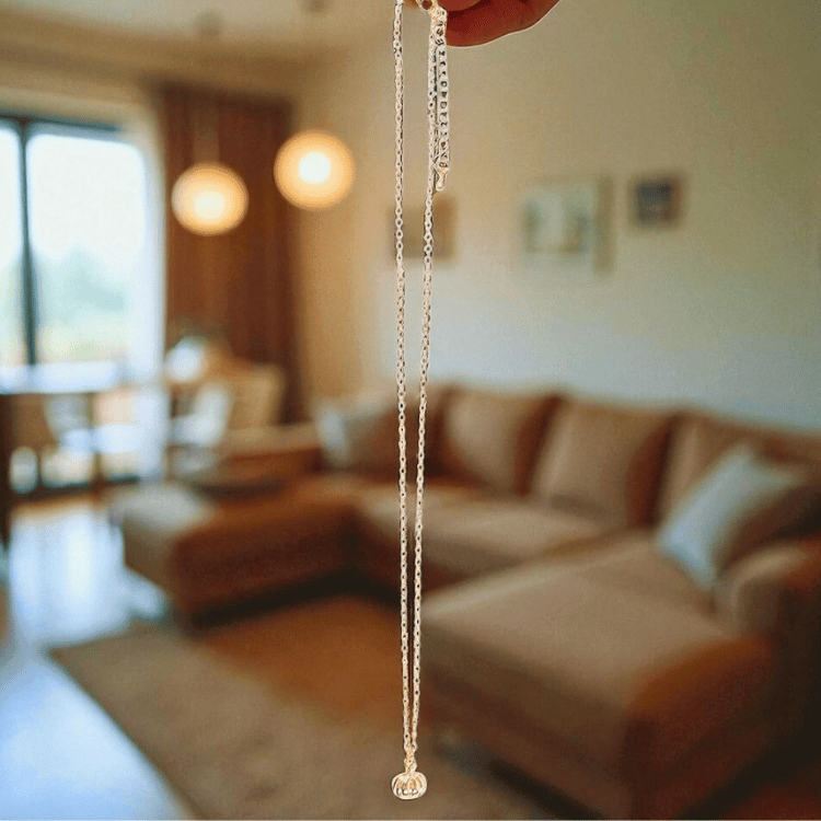 Kürbis Kette – mit Karte für den Herbst