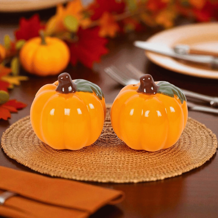 Kürbis Salz- & Pfefferstreuer – Herbstliche Tischdeko-Highlights