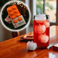 Eiswürfelformen Halloween – Totenkopf & Kürbis aus Silikon