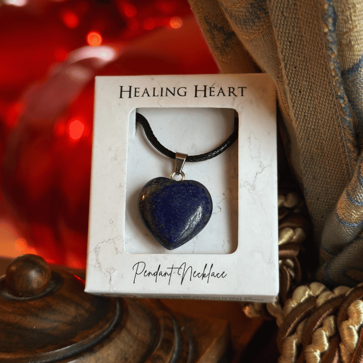 Kristall Herz-Halskette