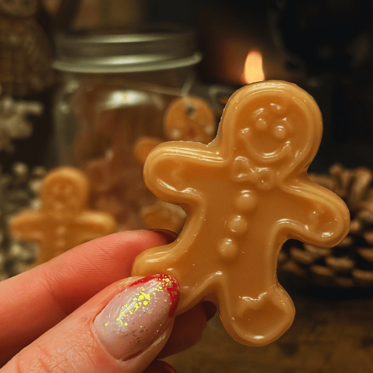 Lebkuchen Männchen Duftwachs im Glas – Weihnachtsduft