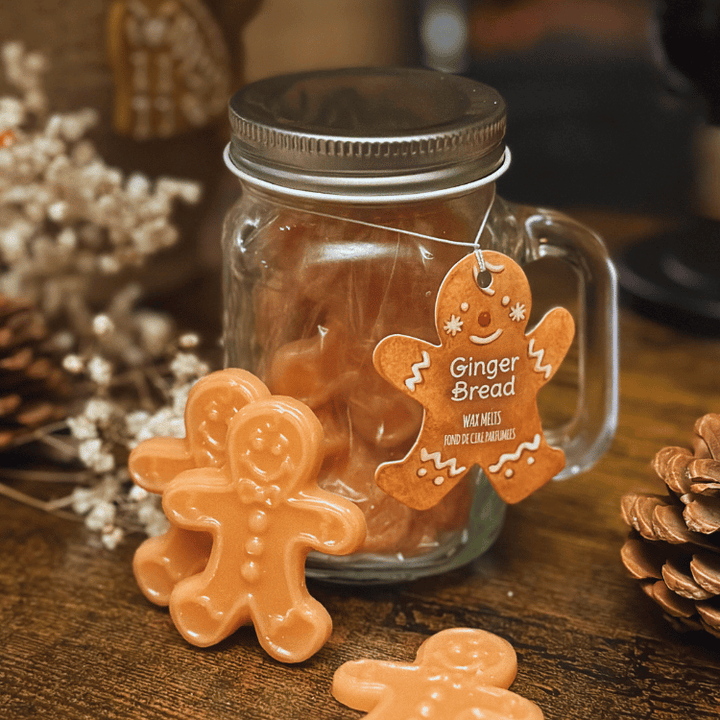 Lebkuchen Männchen Duftwachs im Glas – Weihnachtsduft