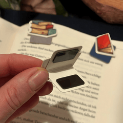Lesezeichen Set "Books" – Magnetische Buchclips (3 Stück)