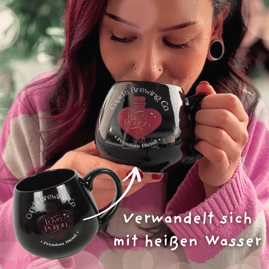 Valentinstag Geschenk – Liebestrank Bundle mit Lovepotion Tasse & Tee