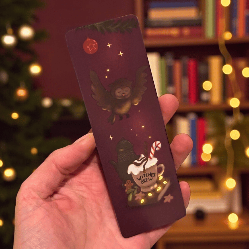MoonElly Lesezeichen – Witchy & Cozy Winterdesigns (3 Varianten)