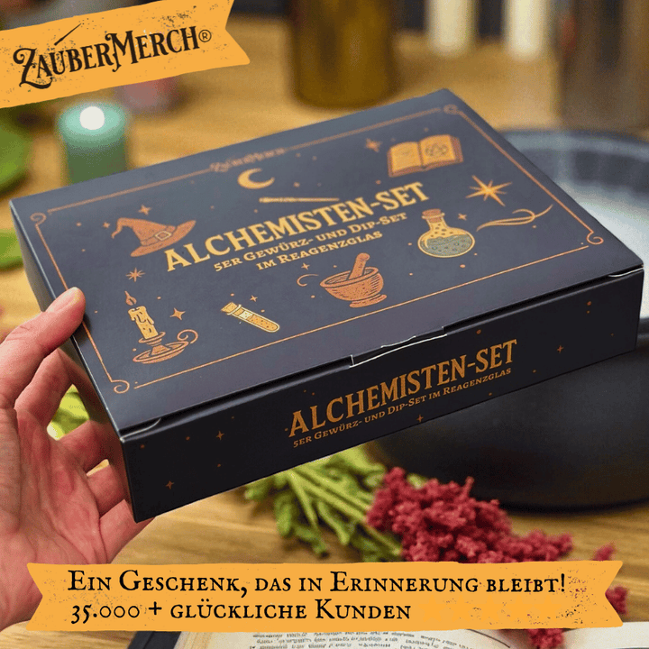 Alchemisten-Set - 5er Gewürz- und Dipset im Reagenzglas