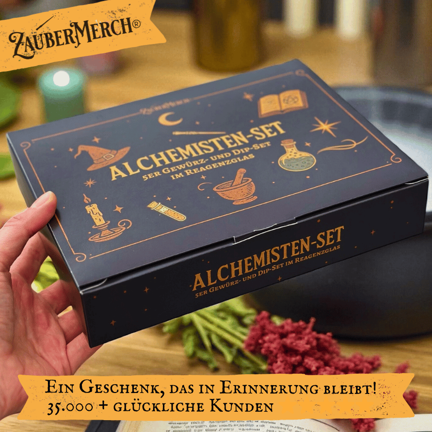Alchemisten-Set - 5er Gewürz- und Dipset im Reagenzglas