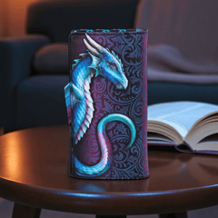 Magische Drachen Geldbörse – Blauer Drache