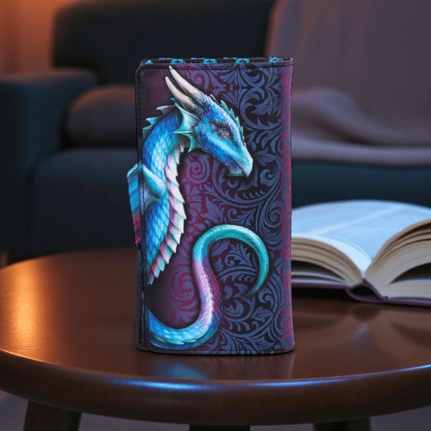 Magische Drachen Geldbörse – Blauer Drache