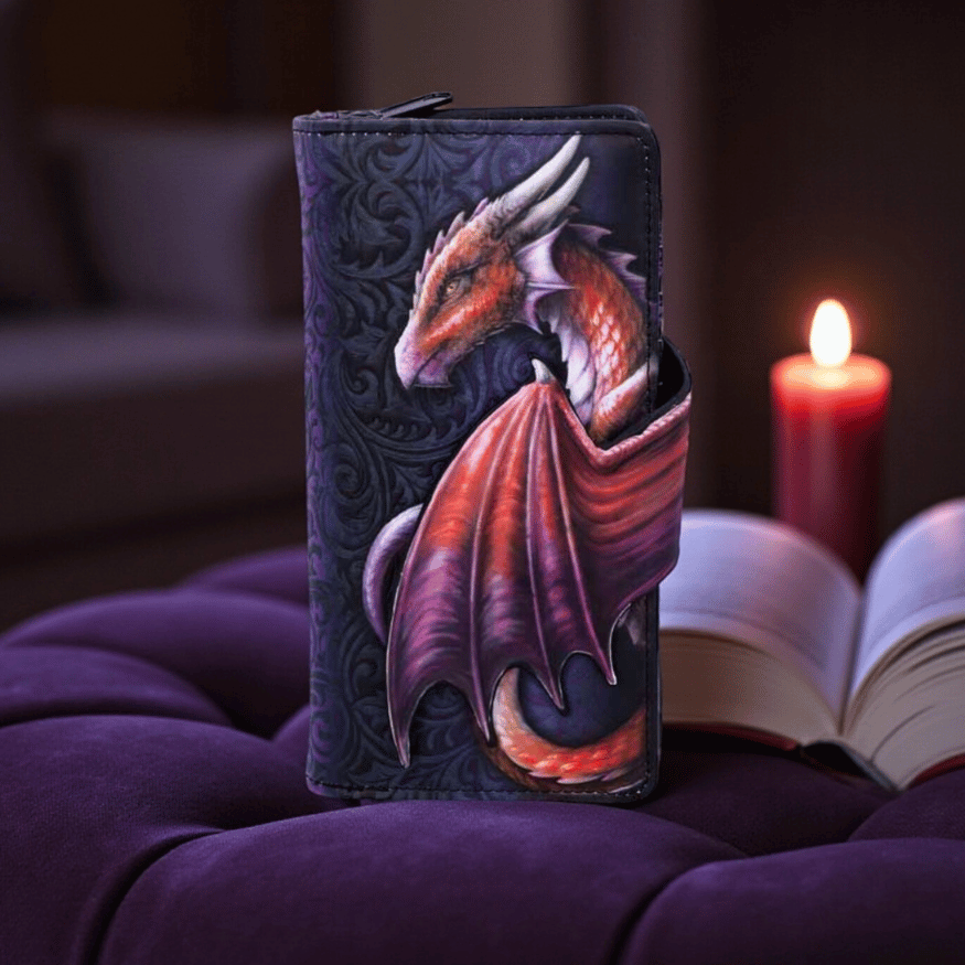 Magische Drachen Geldbörse – Roter Drache
