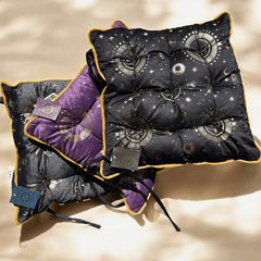 Magische Sitzkissen – 3er Set mit Sternen & Mond-Design