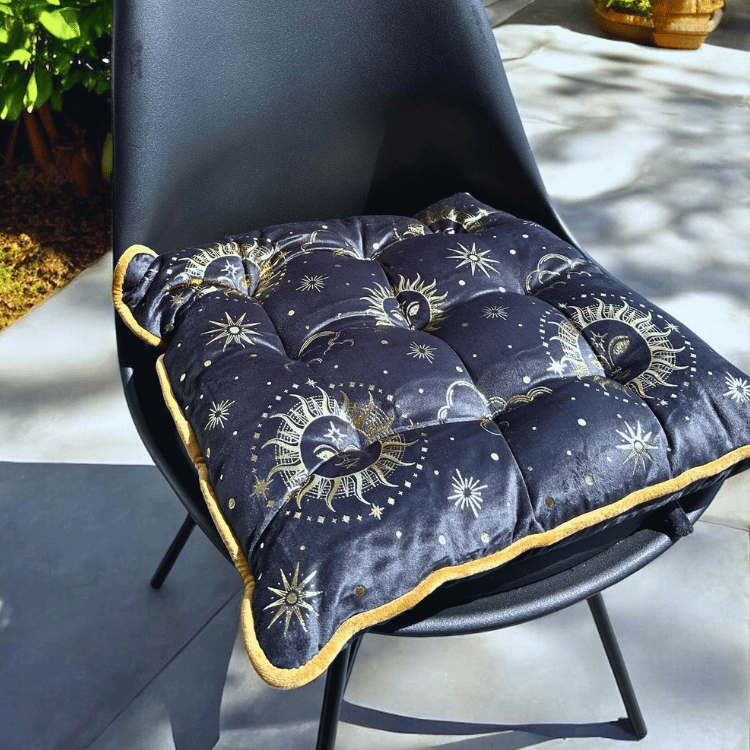 Magische Sitzkissen – 3er Set mit Sternen & Mond-Design