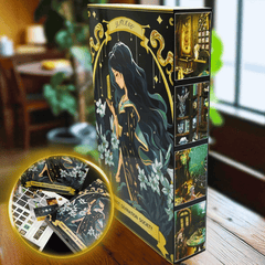 Book Nook Diorama – Leuchtende Miniaturwelt fürs Bücherregal (4 Designs zur Auswahl)