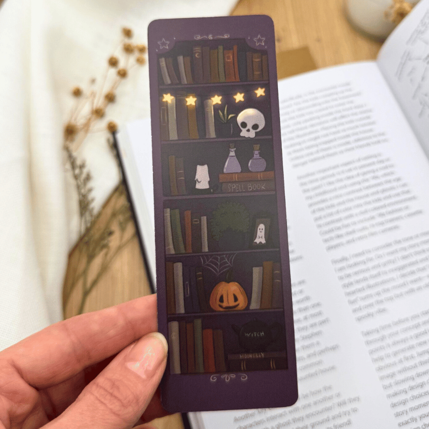 MoonElly Lesezeichen – Witchy & Cozy (6 Varianten)
