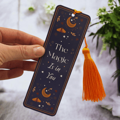Magisches Lesezeichen mit Quaste – The Magic Is in You