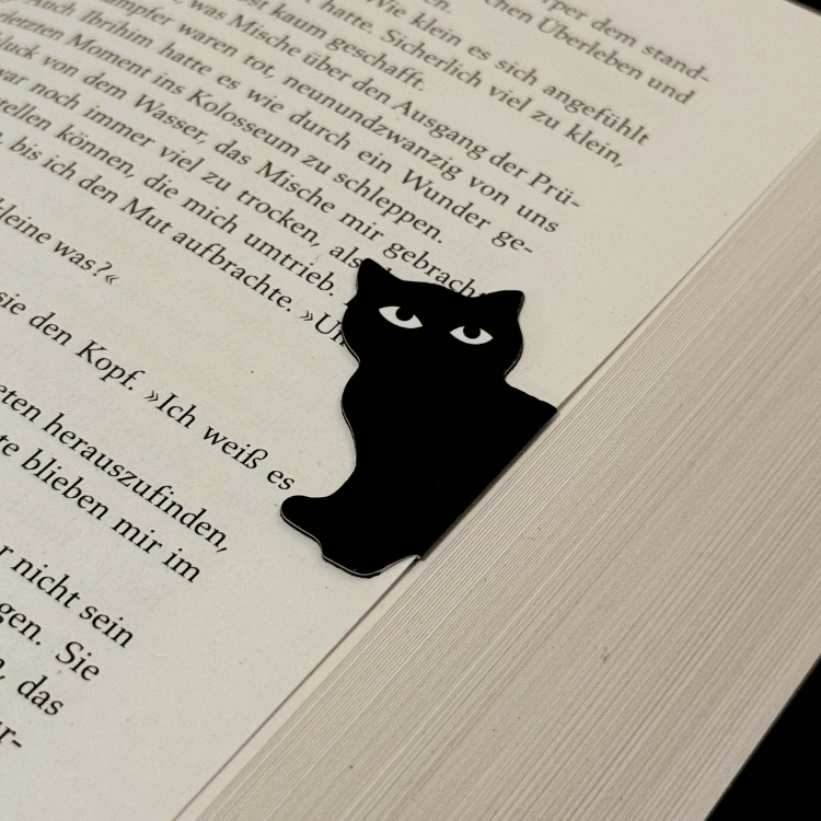 Magnetische Katzenlesezeichen – 6-teiliges Set süßer Buchmarker