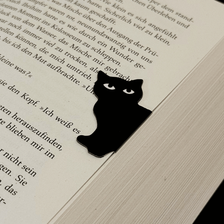 Magnetische Katzenlesezeichen – 6-teiliges Set süßer Buchmarker
