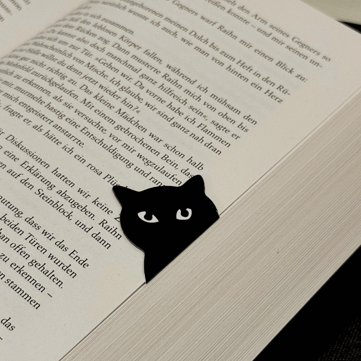 Magnetische Katzenlesezeichen – 6-teiliges Set süßer Buchmarker