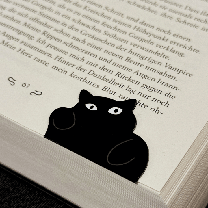 Magnetische Katzenlesezeichen – 6-teiliges Set süßer Buchmarker