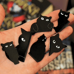 Magnetische Katzenlesezeichen – 6-teiliges Set süßer Buchmarker