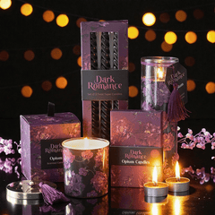 Opium Teelichter 6er Set – Dark Romance Duftkerzen
