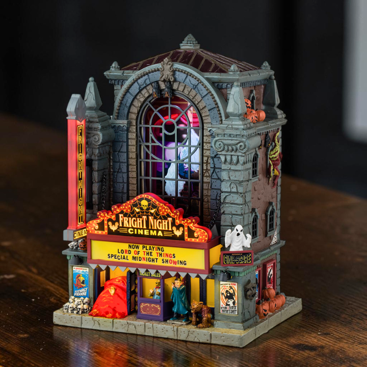 Fright Night Cinema – Beleuchtetes Horror Kino Spooky Regal Deko